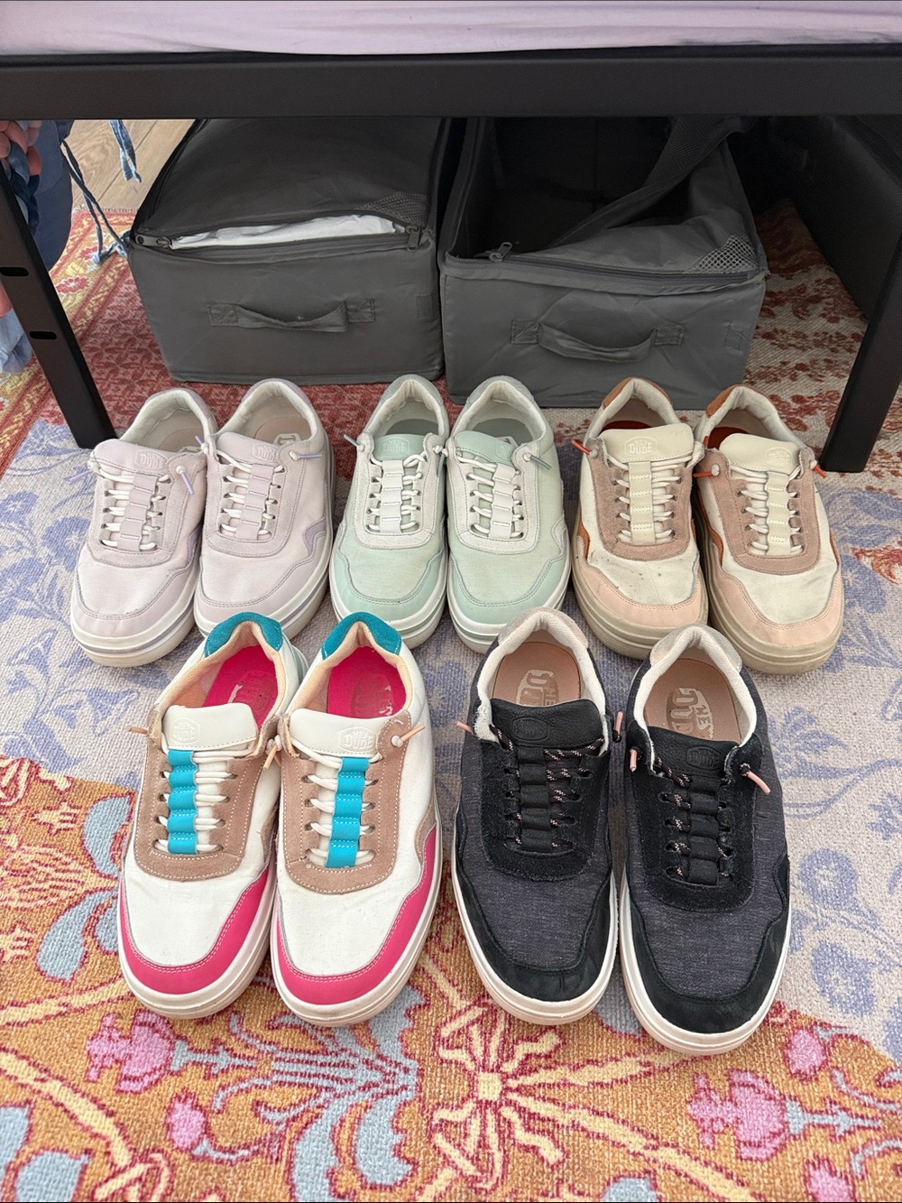 Women’s Hey Dude Sneakers - Set of 5